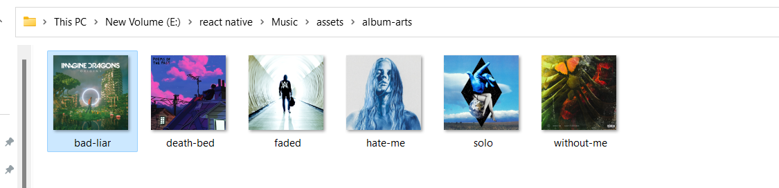 Creating the assets folder