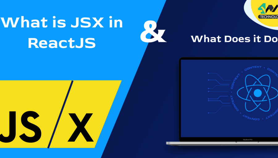 what is Reactjs JSX in reactjs banner image 's picture