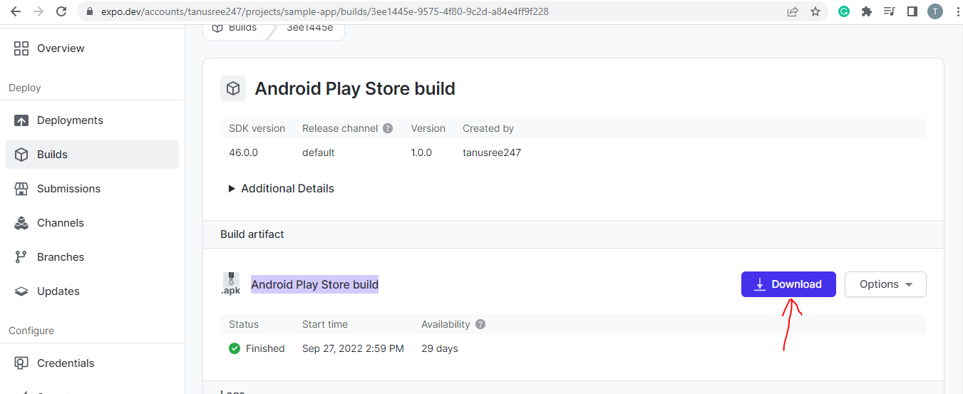 android play store build
