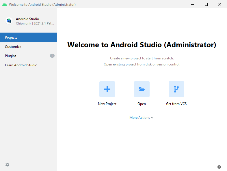welcome to android studio