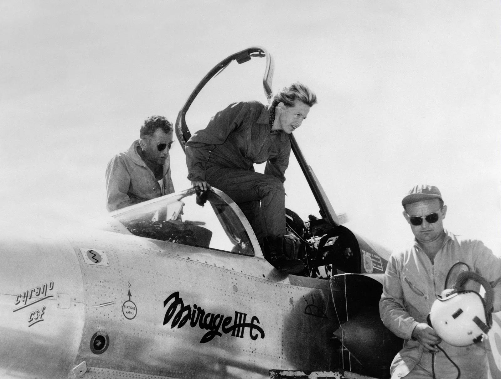 Élisabeth Boselli descendant d’un Mirage III