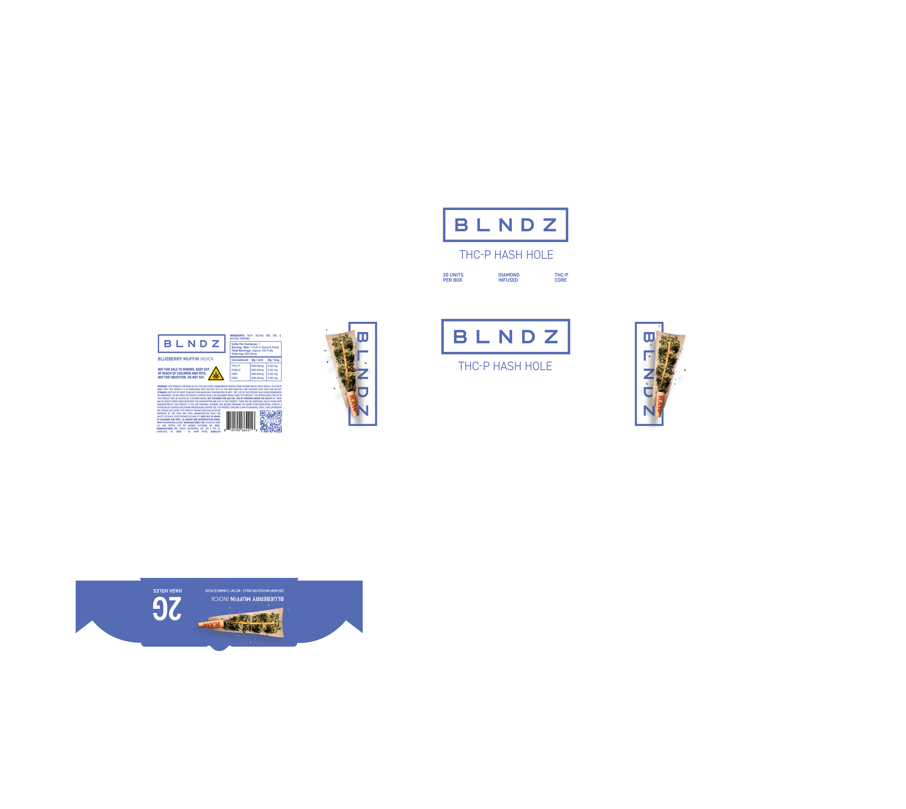 BLUEBERRY MUFFIN display unit render