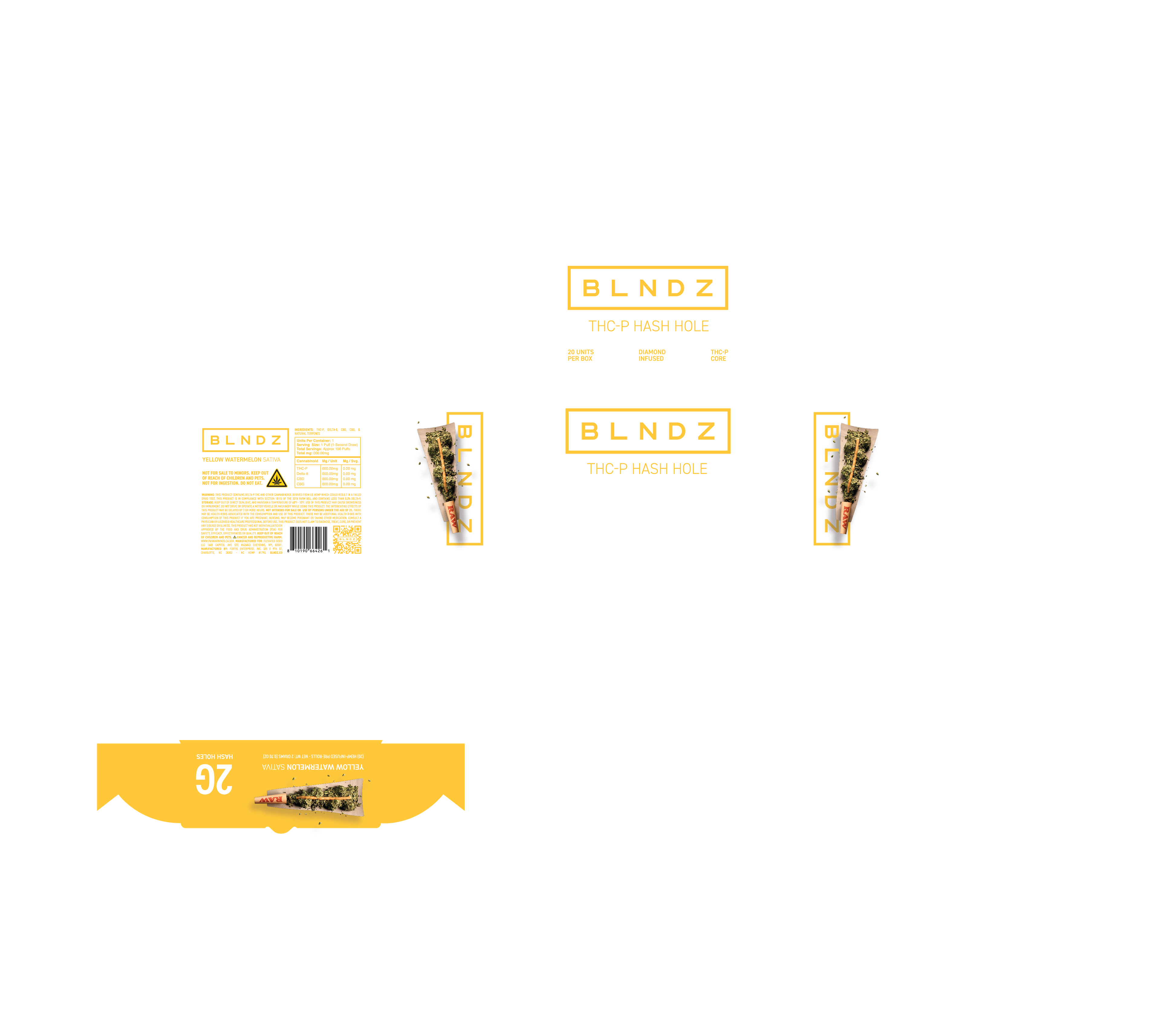 YELLOW WATERMELON display unit render