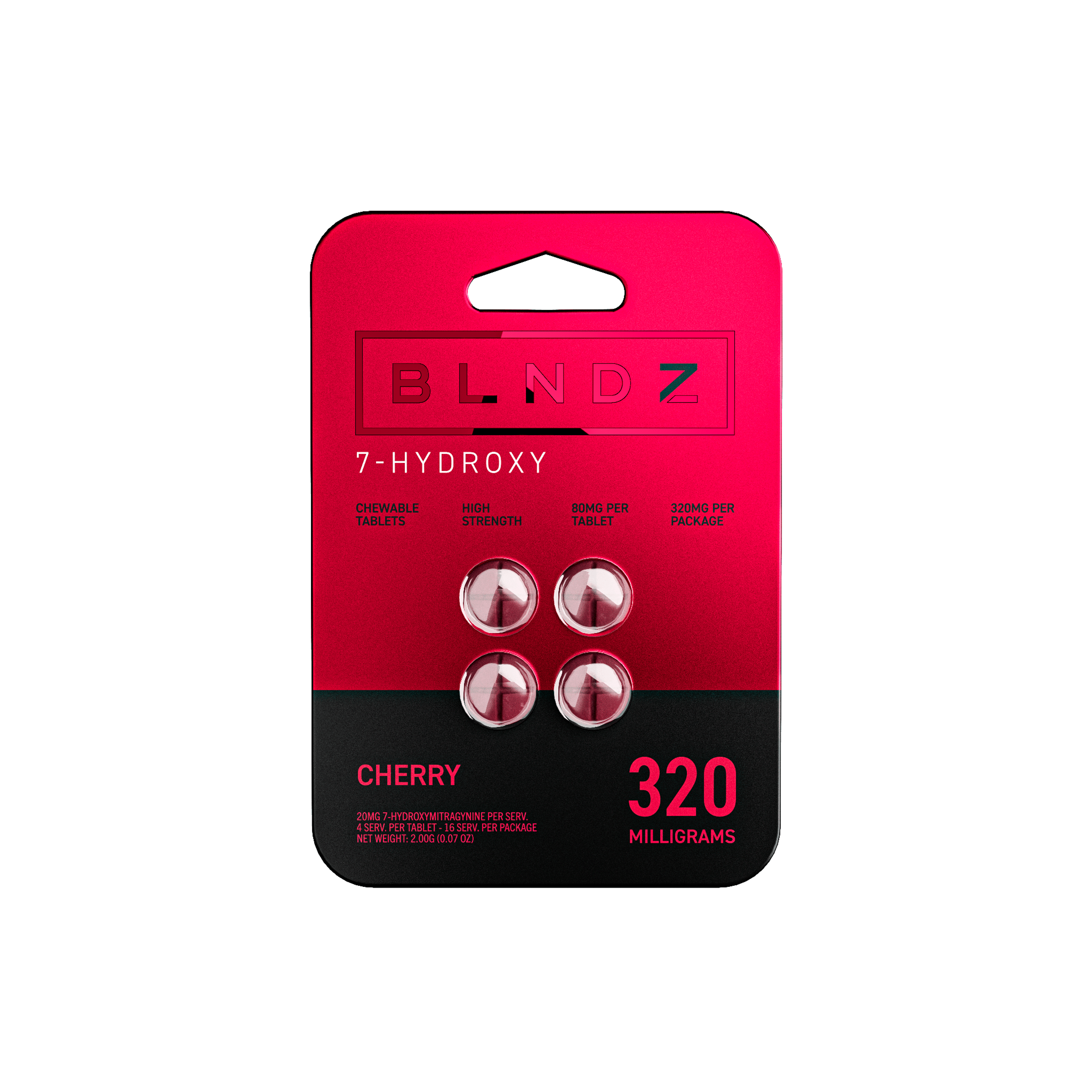 80mg Blister — High Strength 7-OH