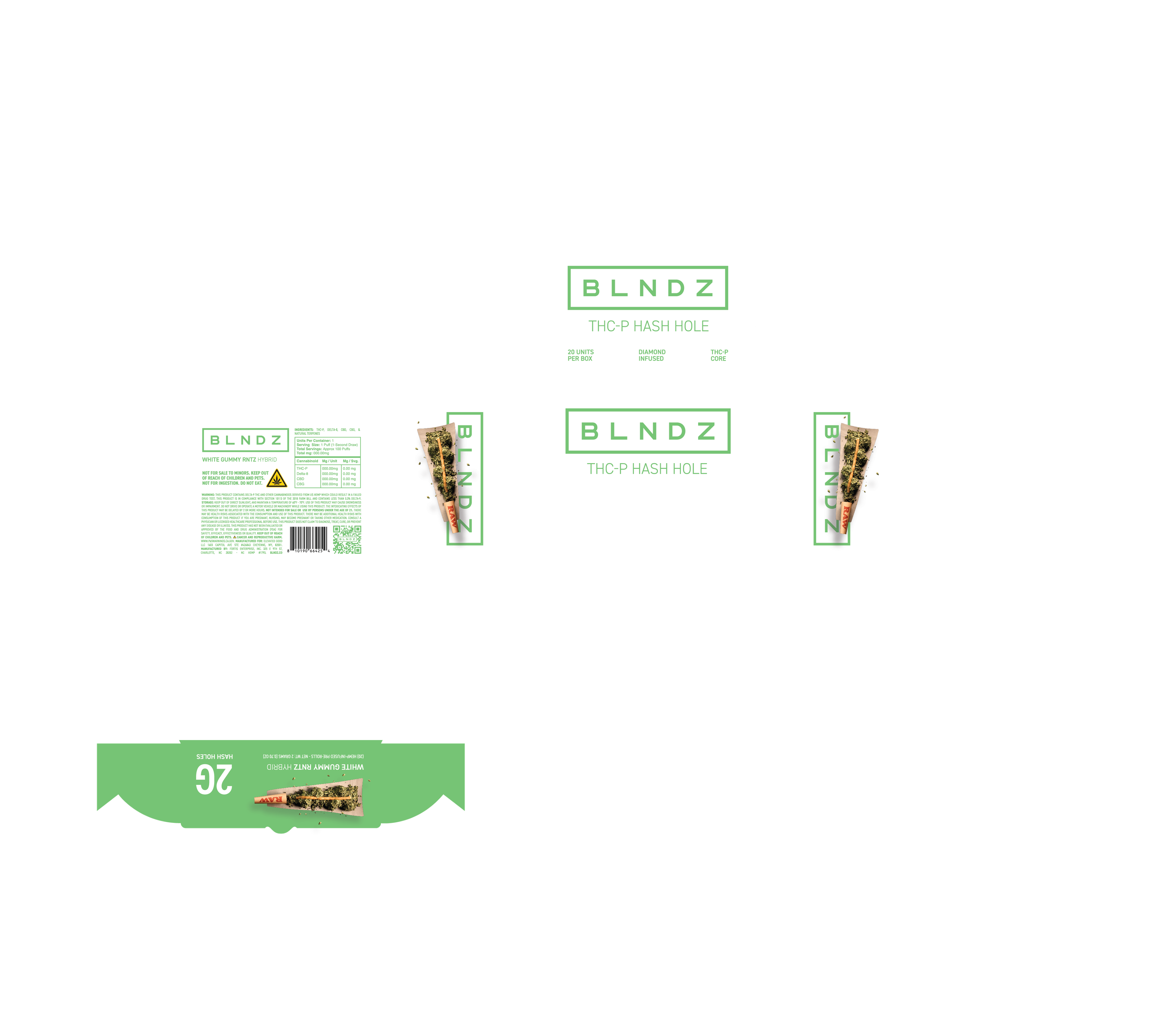 WHITE GUMMY RNTZ display unit render