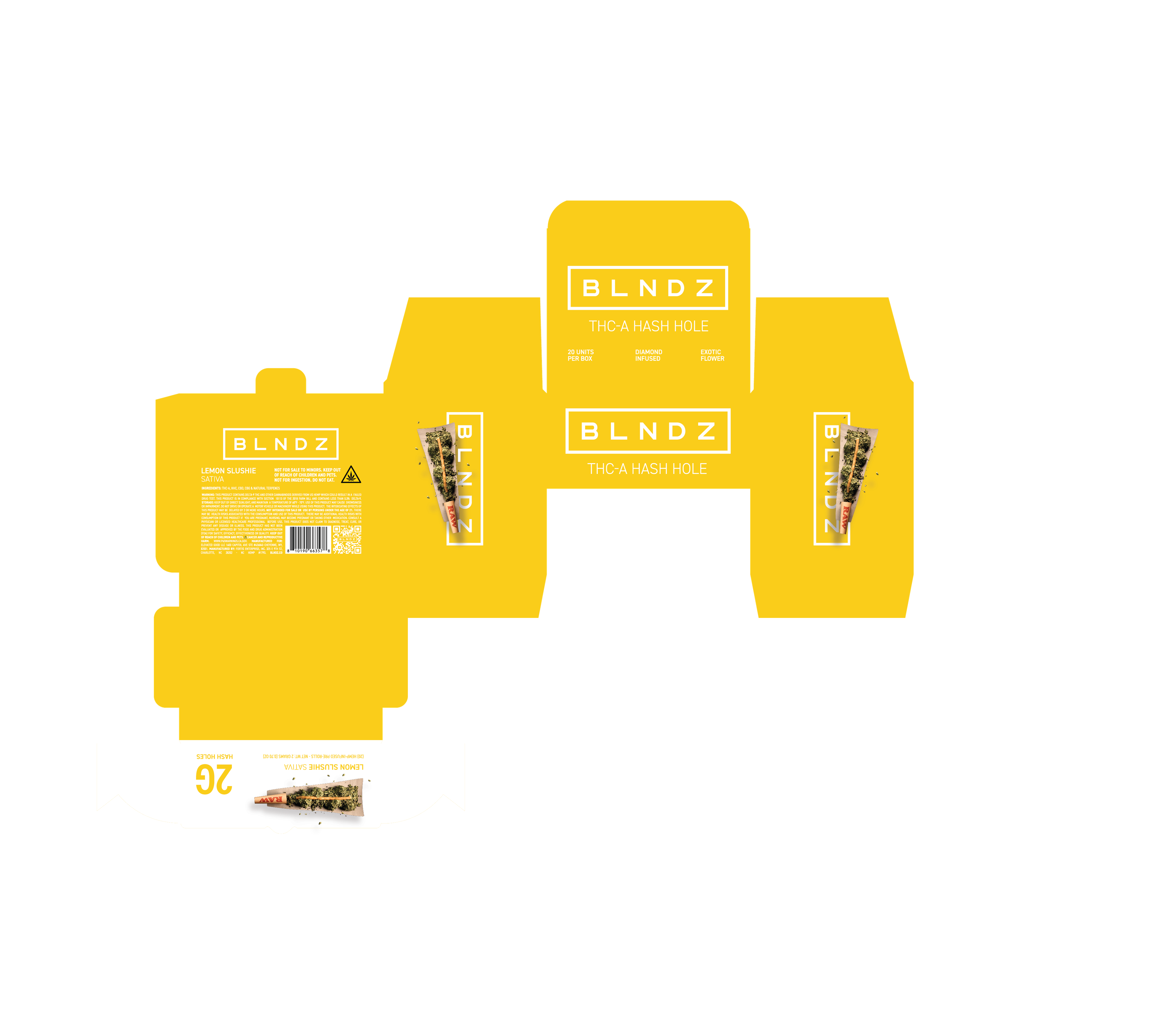 LEMON SLUSHIE display unit render