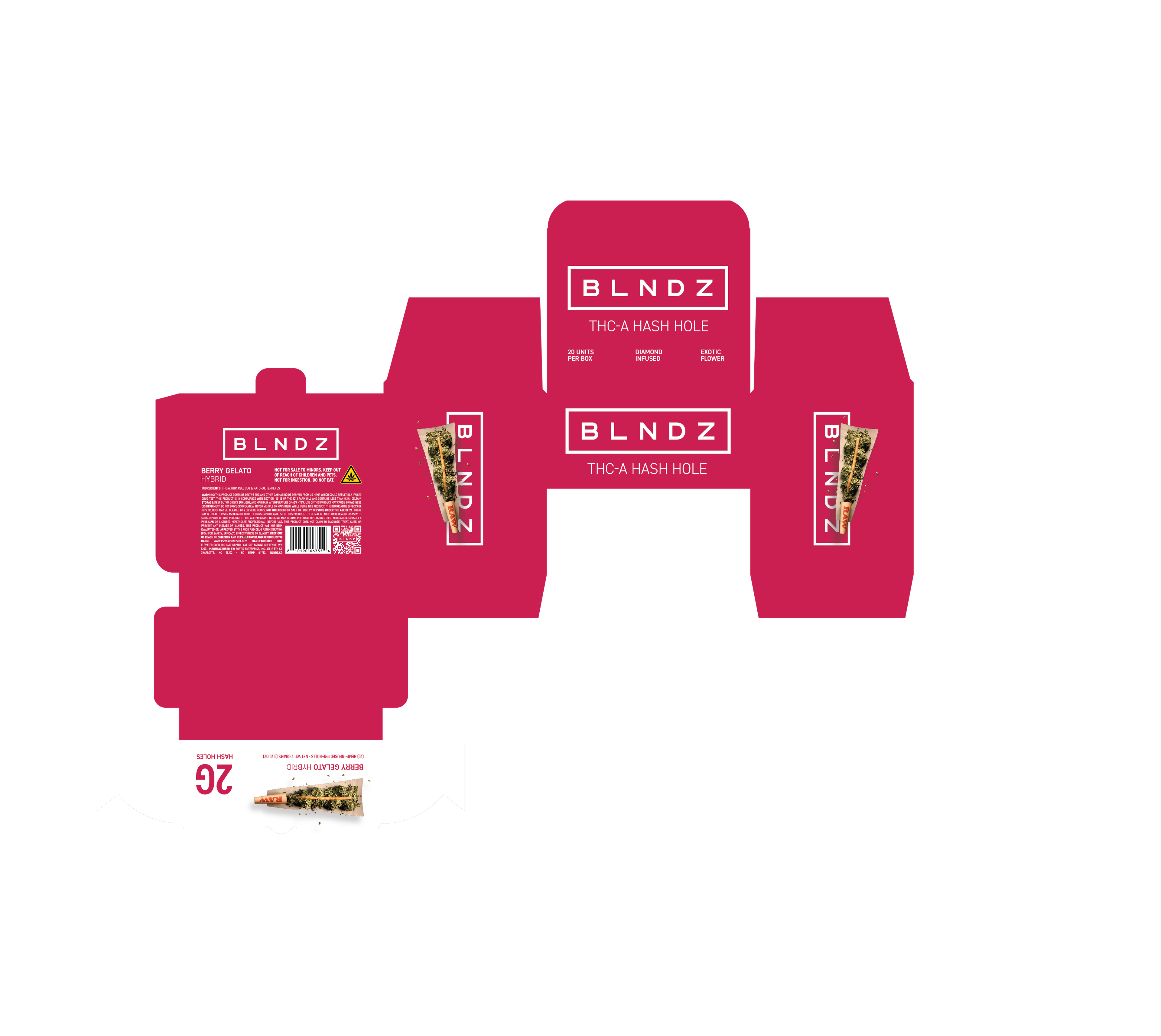 BERRY GELATO display unit render