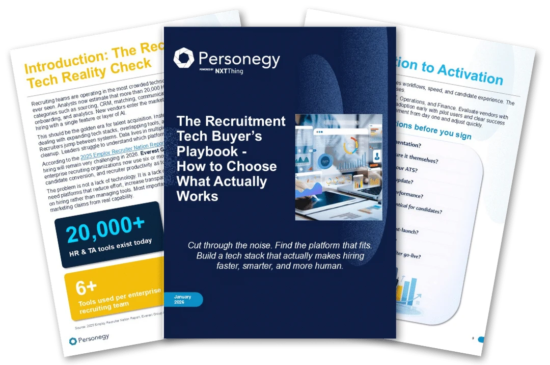 Personegy Recruitment Tech Buyer’s Playbook — article illustration