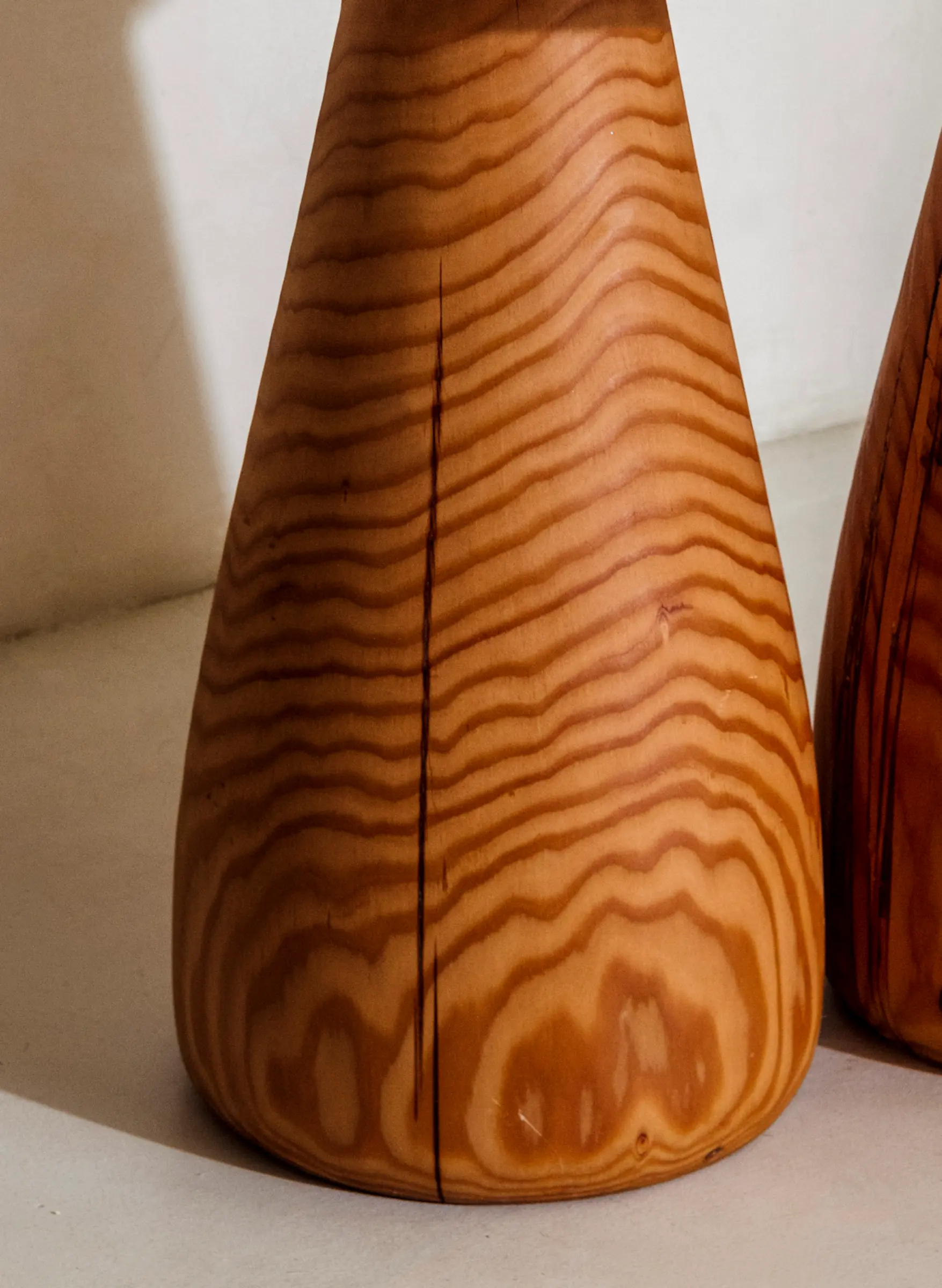 detail of wood legs