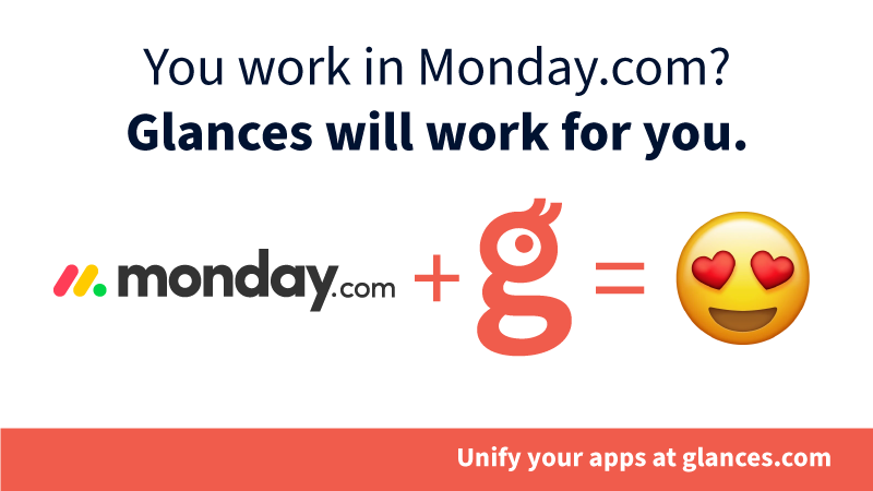 Crush Productivity Using Glances to View Monday.com Data in Any Platform