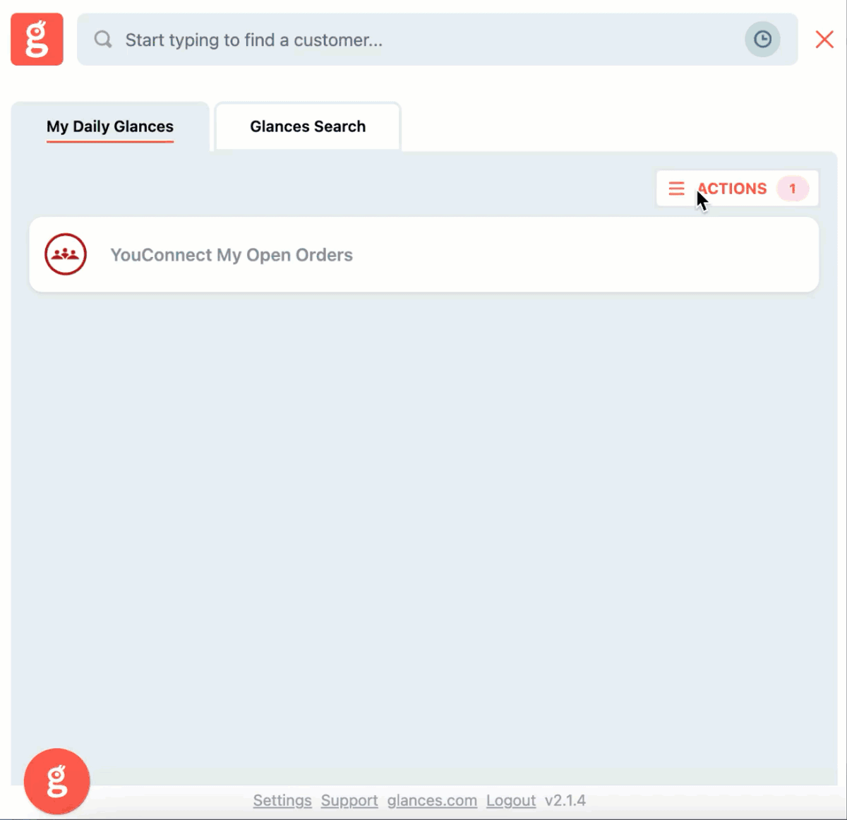 Animation that shows how banking teams can easily create appraisal orders with Glances