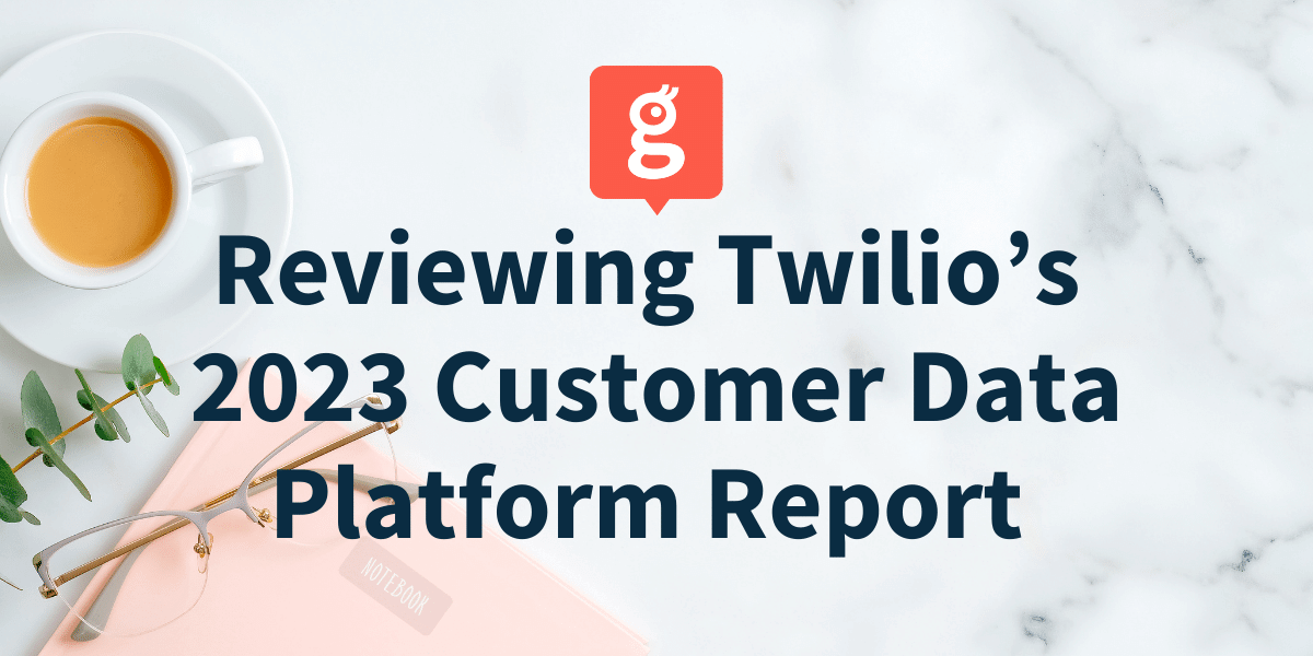 Team Glances reviews the latest stats from Twilio's Customer Data Platform Report 2023