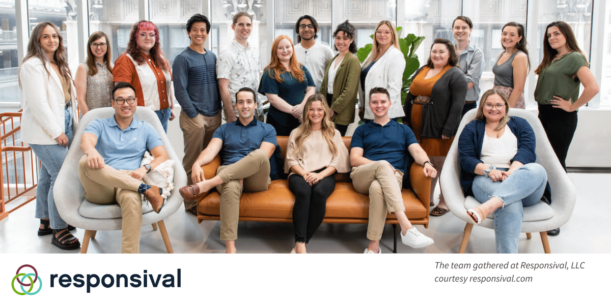 The team gathered at Responsival, LLC