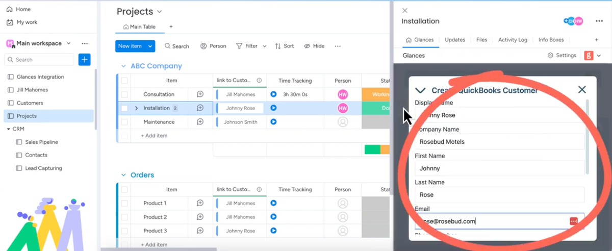 Glances Actions and pre-filled forms auto-populate data across apps in forms, all on your behalf.