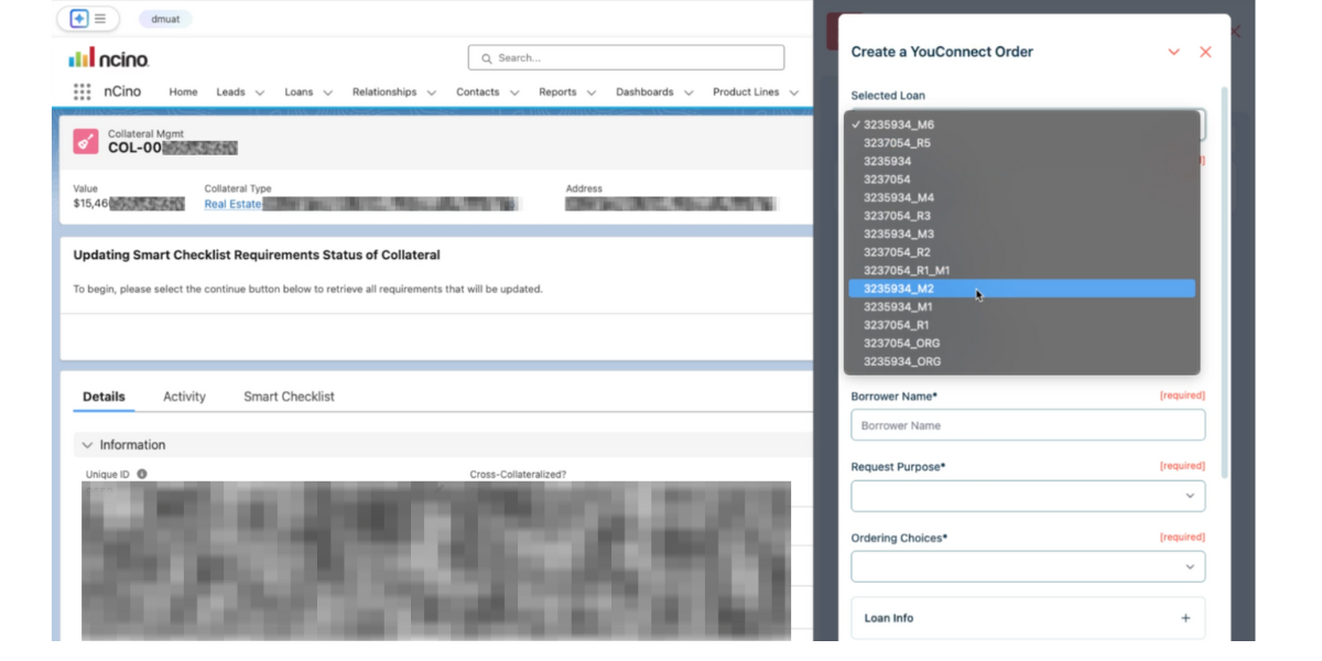 How banking teams can easily prefill loan data into new appraisal orders using Glances