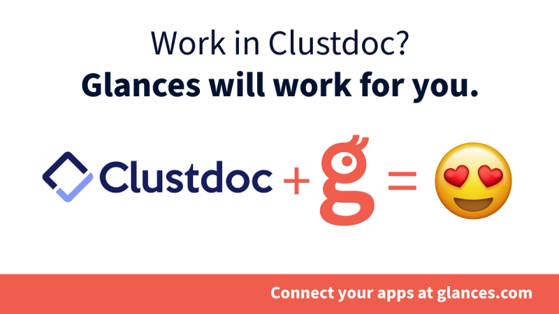 Connect Clustdoc with Glances to View and Send Client Applications from Any App