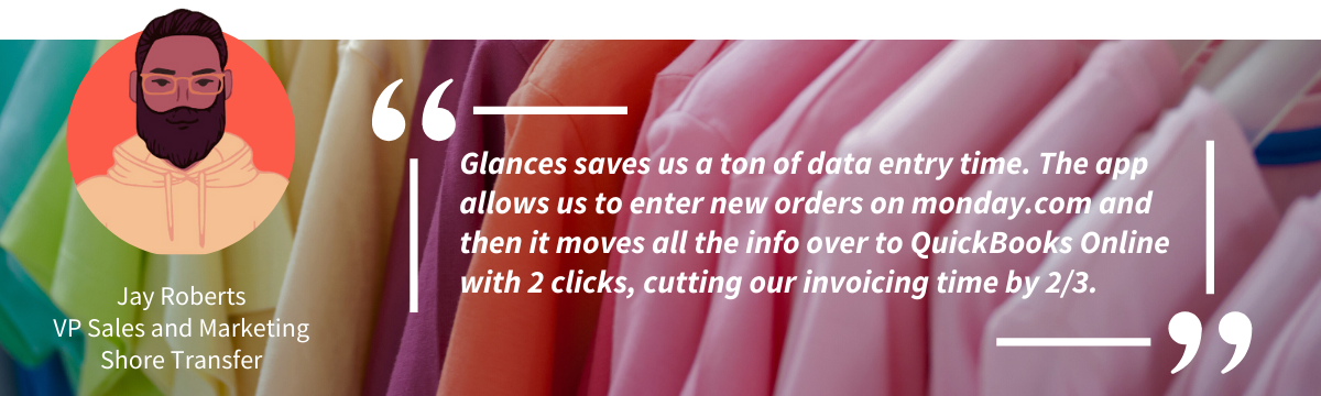 Glances client case study featuring Shore Transfer