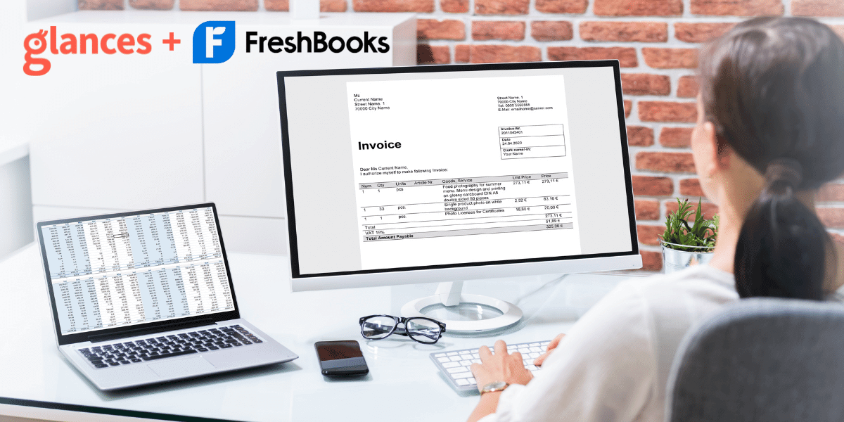 Glances integrates FreshBooks with all your favorite business apps