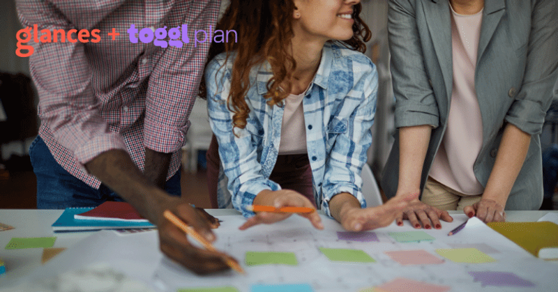 Glances with Toggl: View Your Project and Task Deadlines