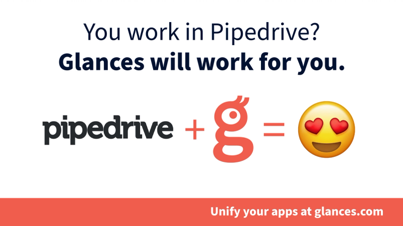 Pipedrive Now Connects with Glances