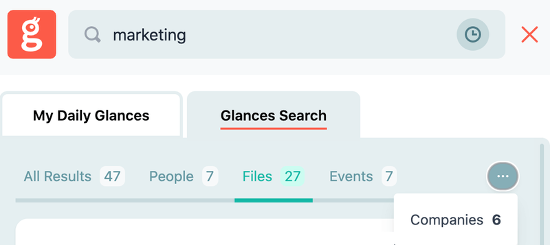 One-Click Filter Organizes Your Search Results by Type
