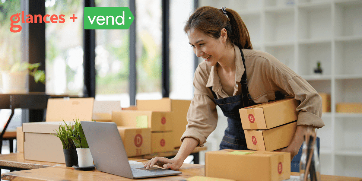 Glances integrates Vend by Lightspeed with all your favorite business apps