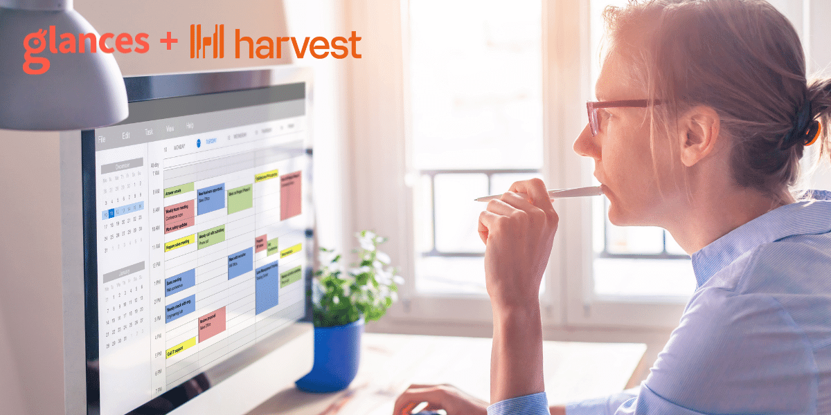 Glances integrates Harvest with all your favorite business apps