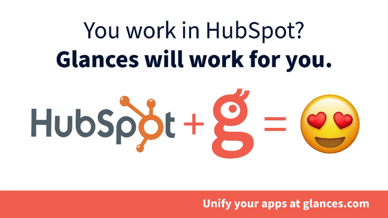 HubSpot Now Connects with Glances