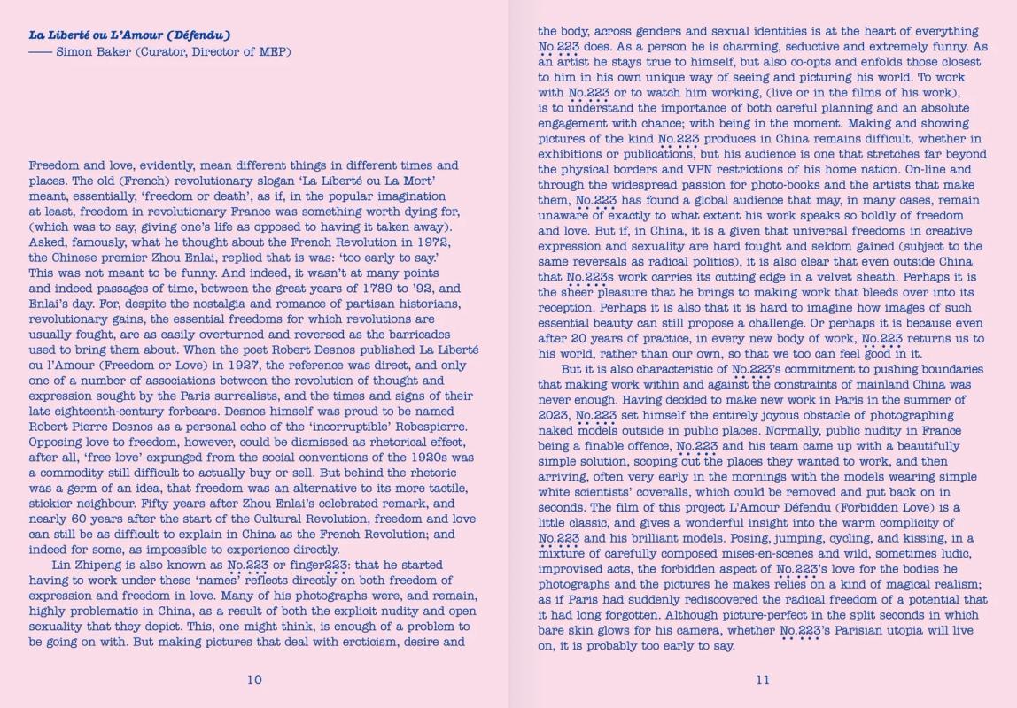 Image preview for La Liberté ou L’Amour: 20th Anniversary Photobook by Lin Zhipeng (No.223) - 7