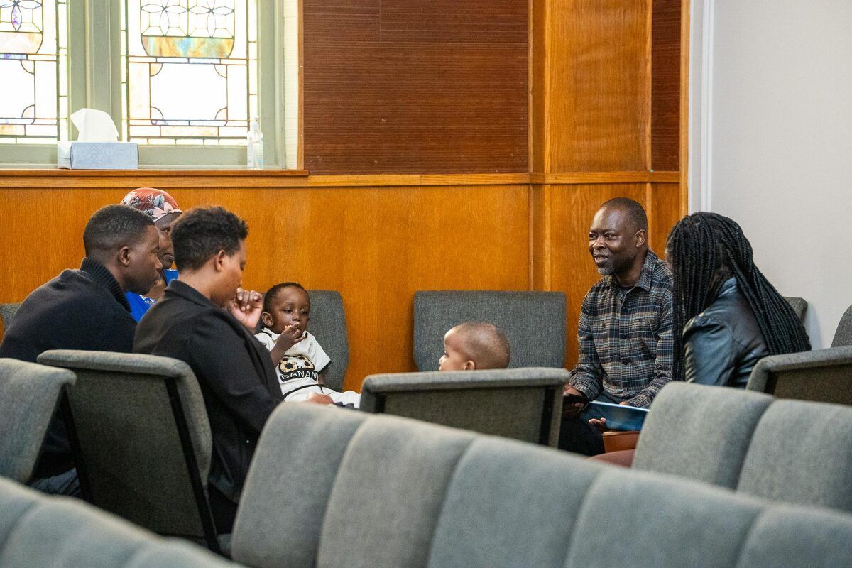 Families connecting at CLA