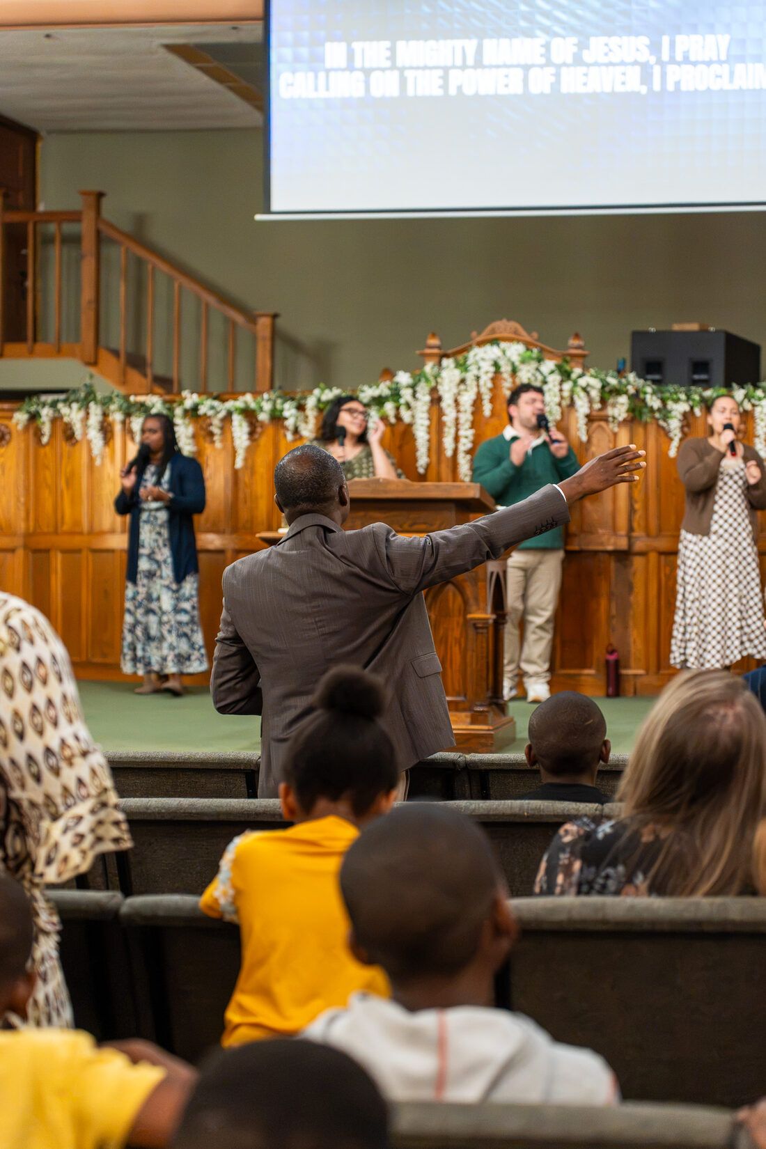 People worshiping together at Christian Life Assembly