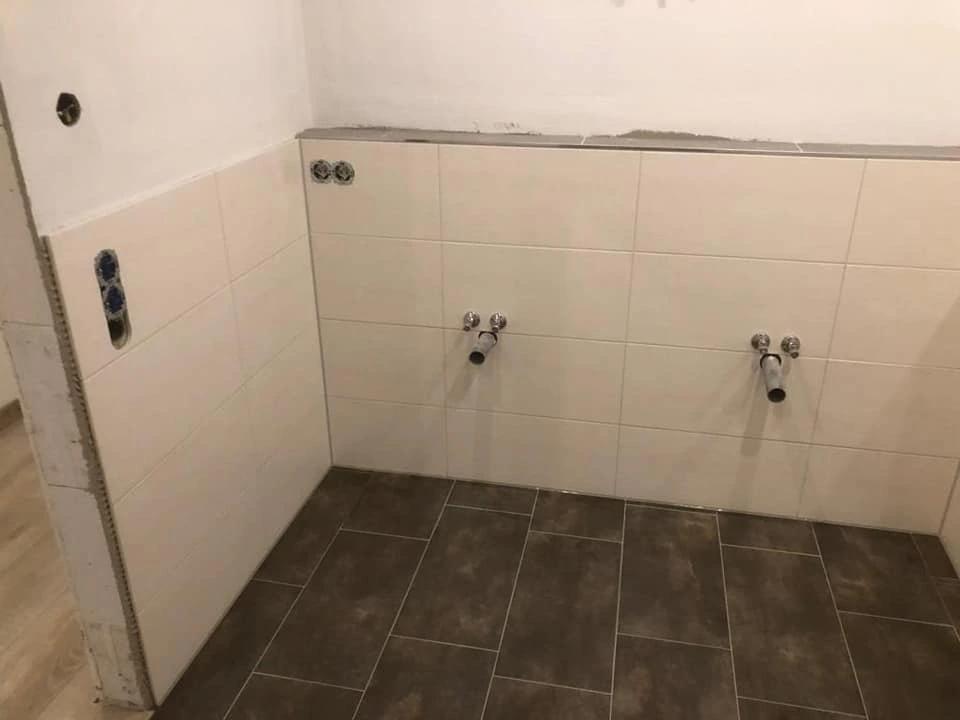 Fliesenverlegung