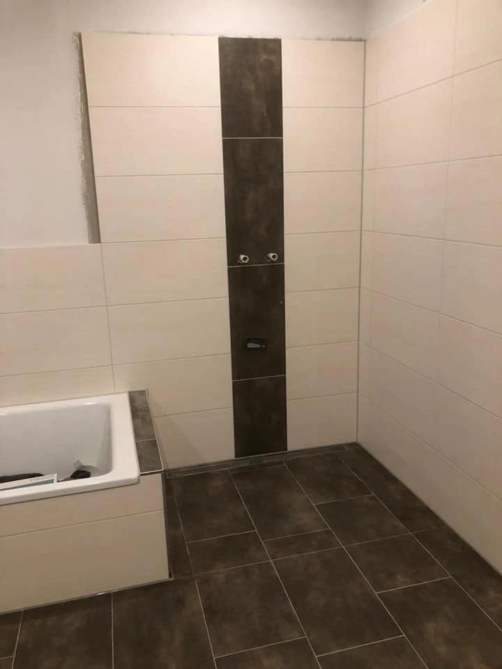 Fliesenverlegung