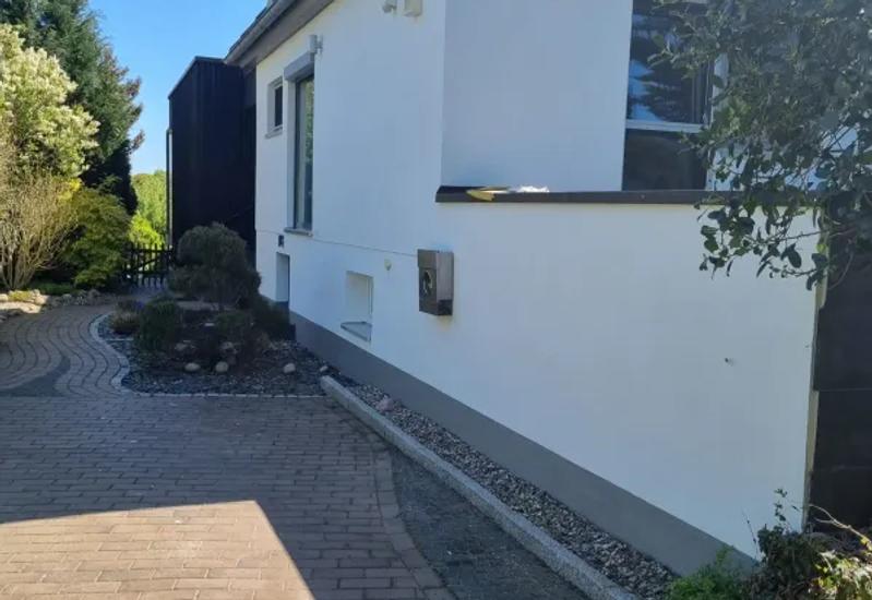 Fassadenanstrich Einfamilienhaus in Laboe bei Kiel