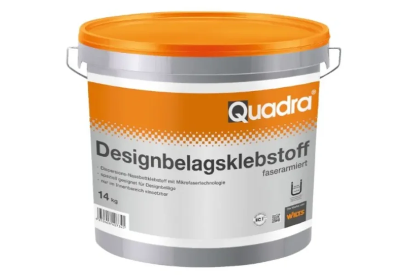 Quadra Designbelagsklebstoff faserminiert