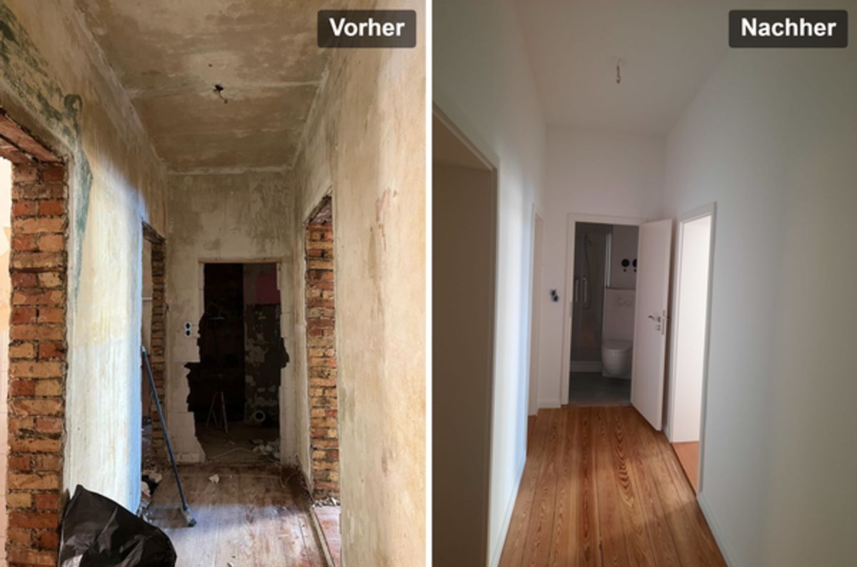 Wohnung streichen lassen in Hamburg