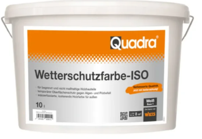 Quadra Wetterschutzfarbe Iso Seidenmatt