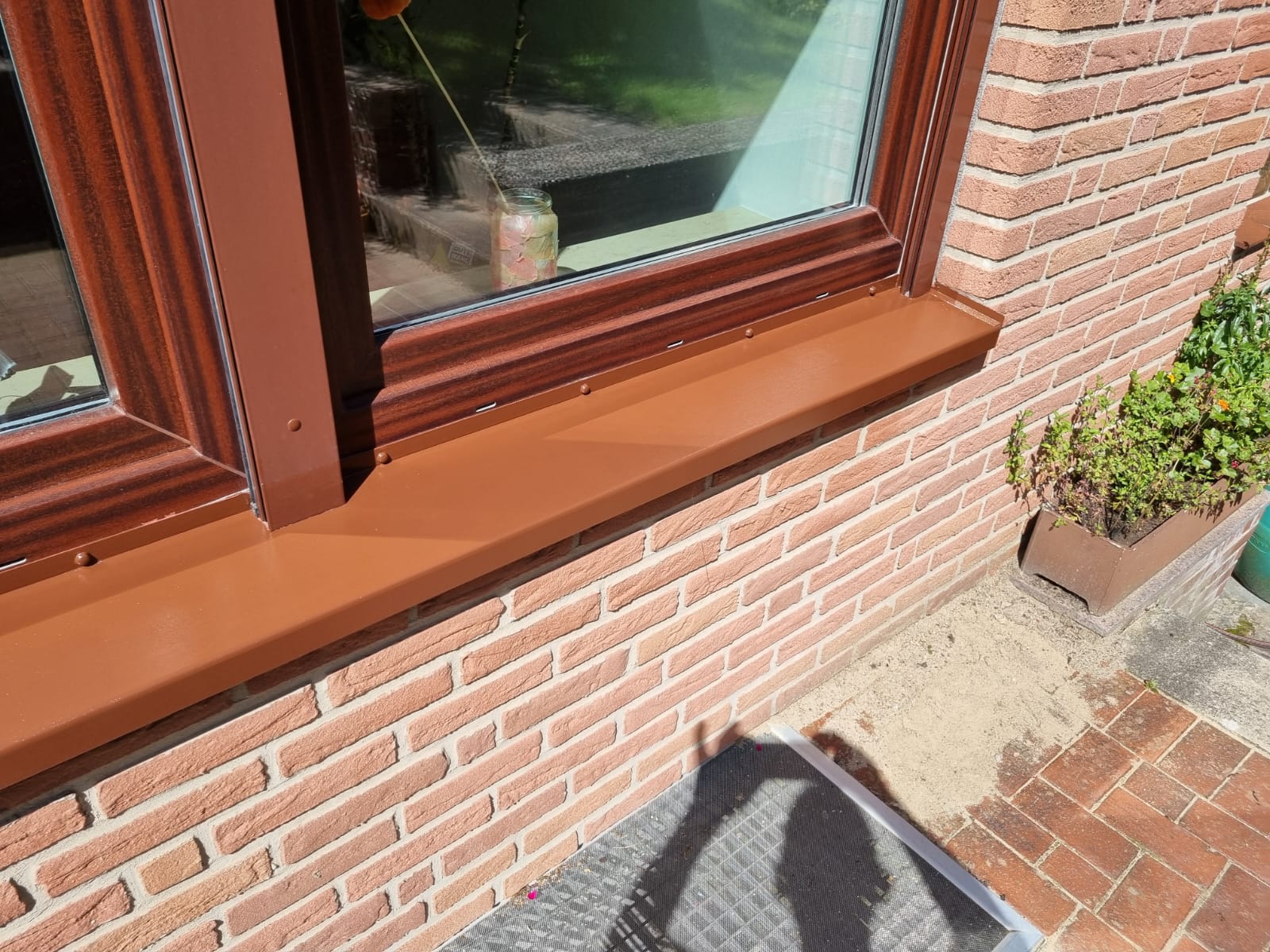 Lackierung von Fensterrahmen