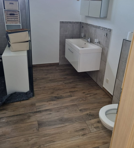 Vinylboden im Badezimmer
