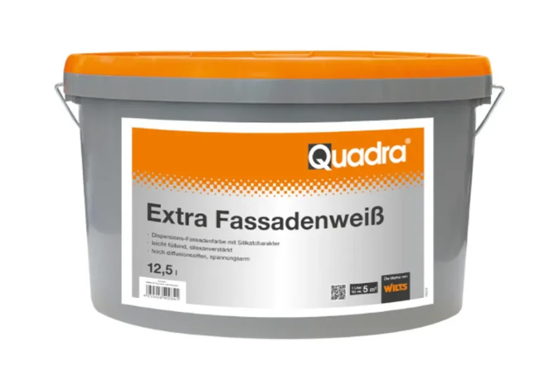 Fassadenfarbe Quadra Extra Fassadenweiß 12,5l
