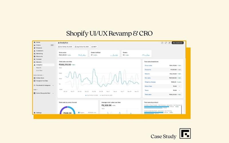 Shopify UI/UX Revamp & Conversion Optimization for a D2C Brand
