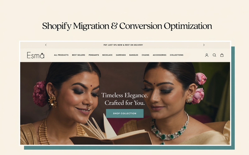 Shopify Migration & Conversion Optimization for a D2C Brand (Prestige Theme)
