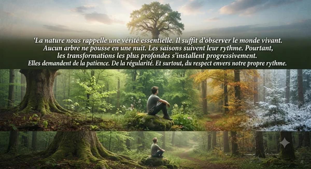 La nature nous rappelle une vérité essentielle