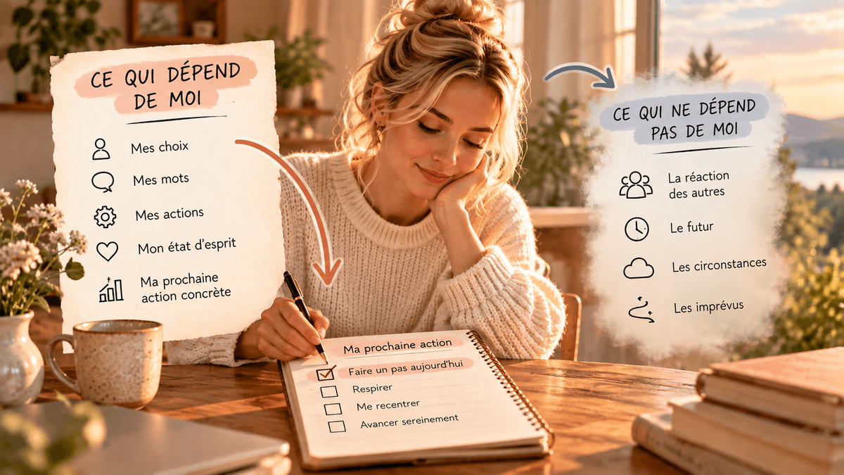Une distinction simple et qui change considérablement la manière dont j'utilise mon énergie.