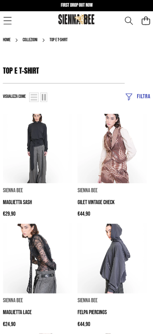 Sienna Bee — mobile