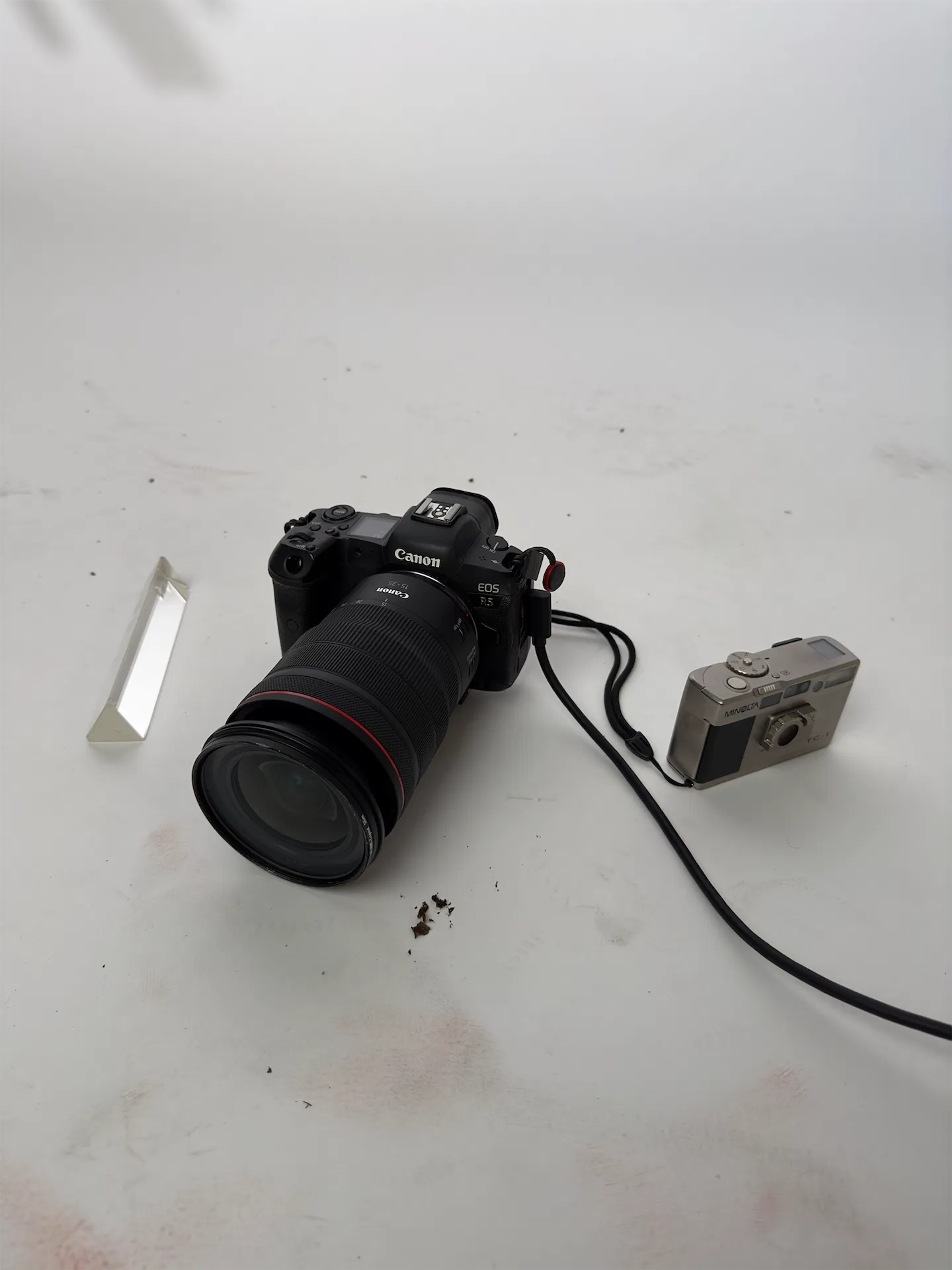 Alpha photo shoot backstage