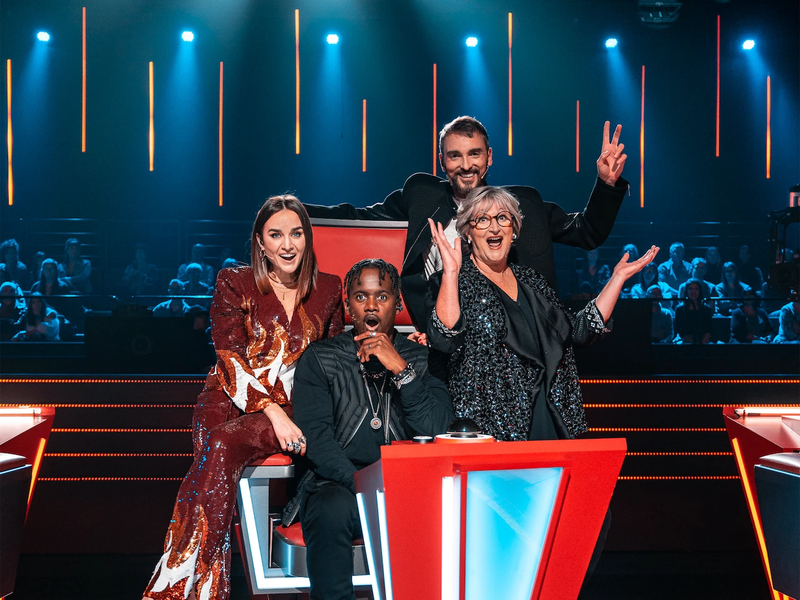 The Voice Belgium coachs typh barrow black m christophe willem bj scott