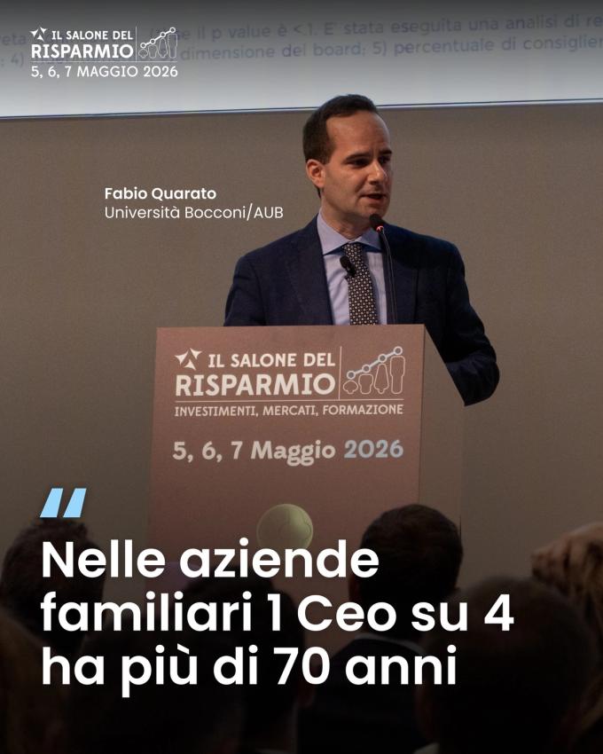 Post: nelle aziende familiari 1 CEO su 4 ha più di 70 anni