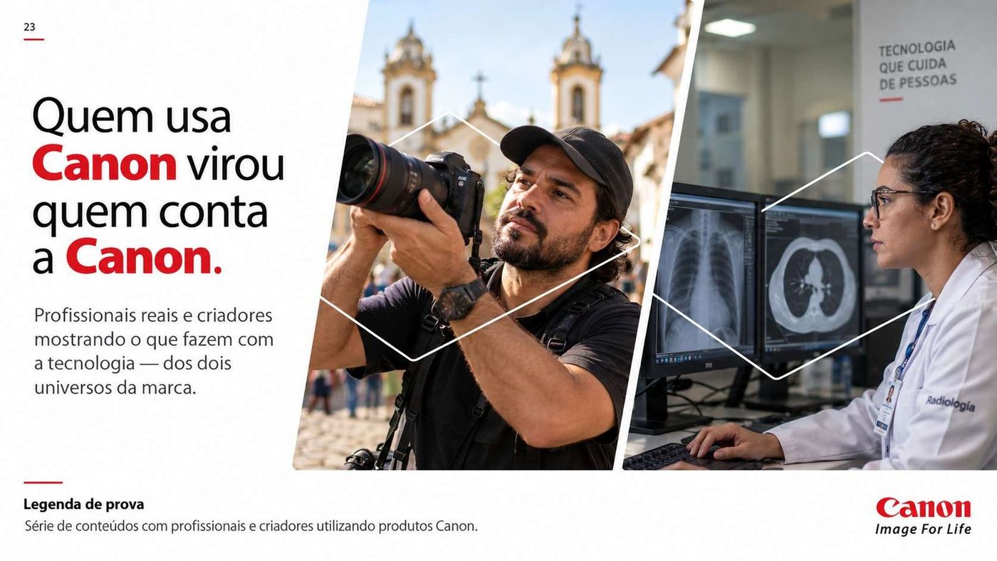 Série com profissionais e criadores