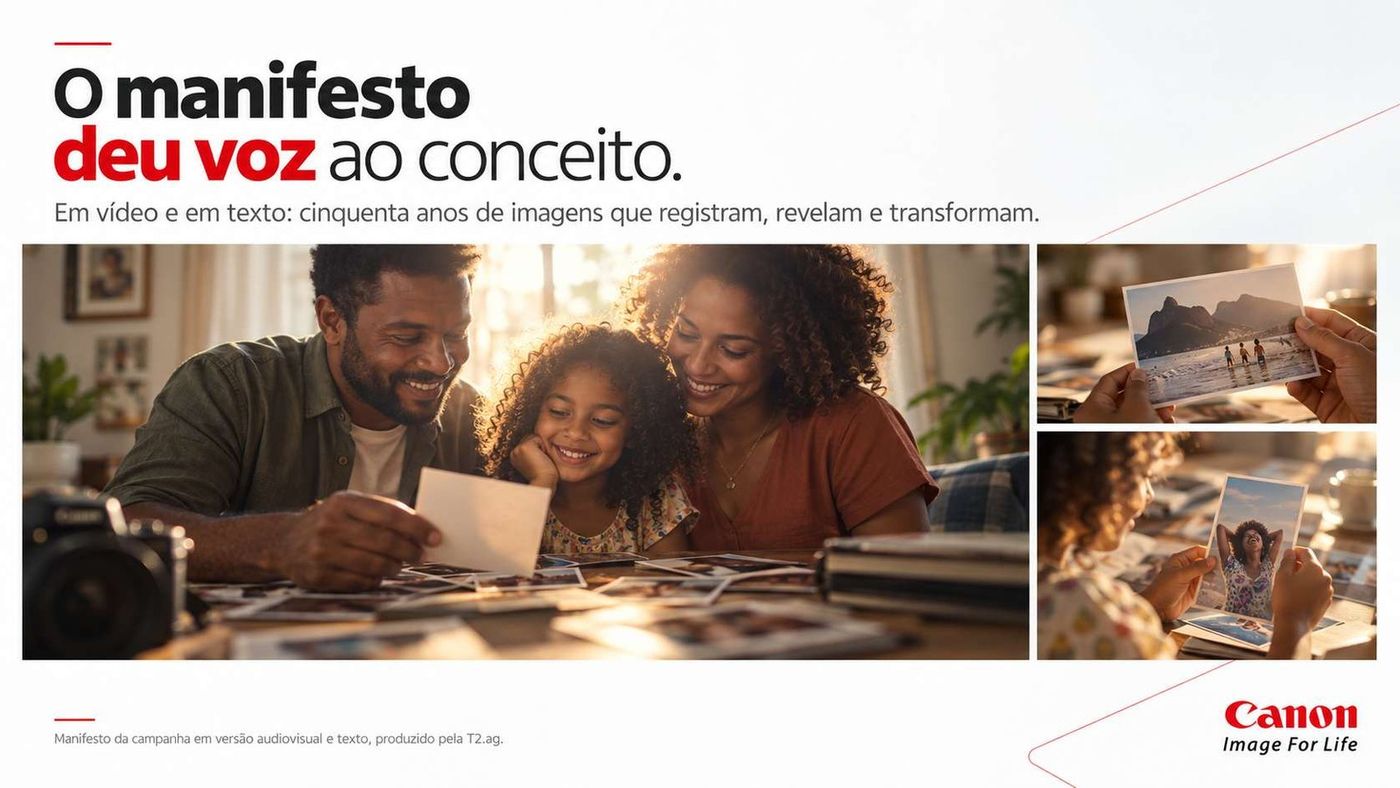Manifesto da campanha em vídeo e texto